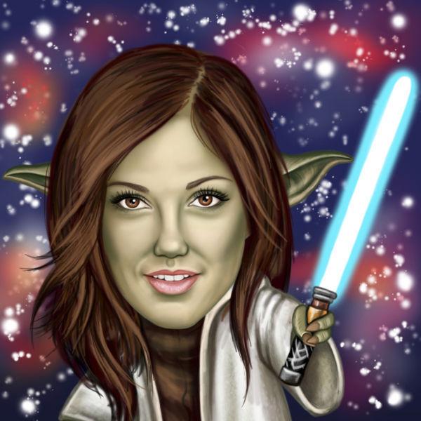 Get your Star Wars Caricature for just 25 CAD per person