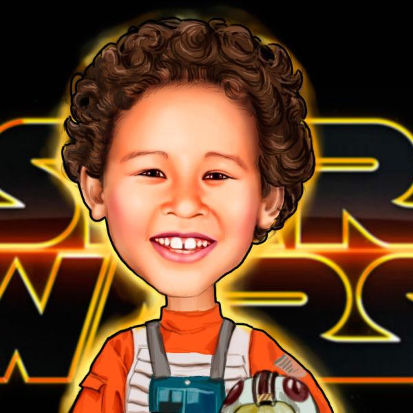 Get your Star Wars Caricature for just 25 CAD per person