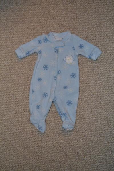 Sears fleece 0-3 month sleeper