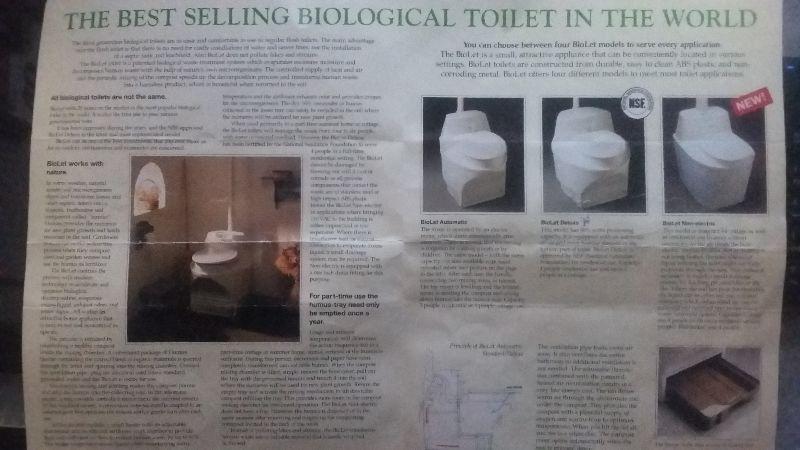 Biolet toilet system