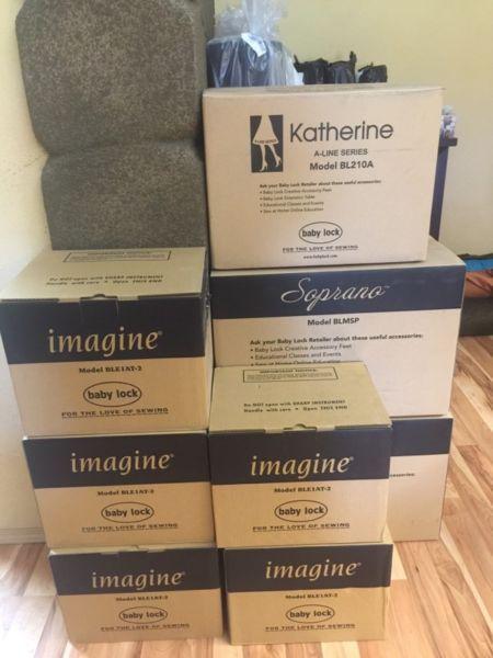 New in box Baby lock Imagine serger new for sale