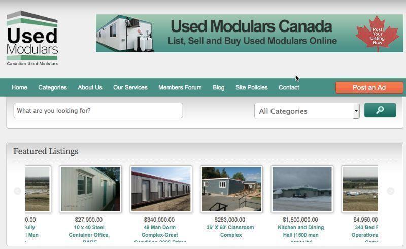 USED MODULARS -List Buy or Sell Used Industrial Modulars