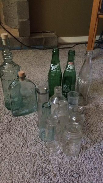Collection of bottles $10