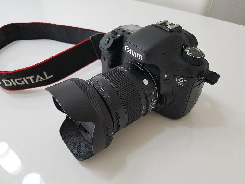 Canon 7D + New Sigma (C) 17-70 2.8-4 and accessories