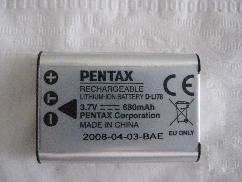 Wanted: wanted - battery for PENTAX camera