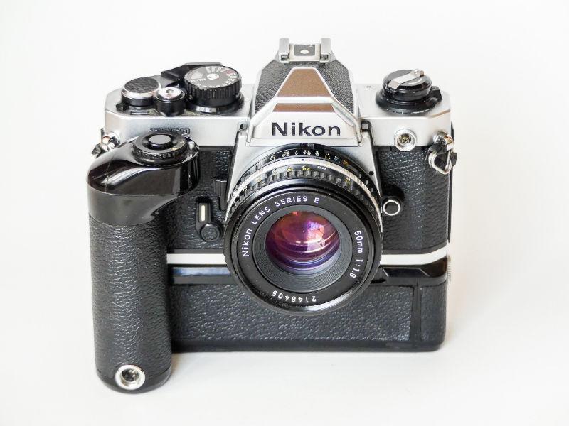 Nikon FM2 with 50mm 1.8 series E lens