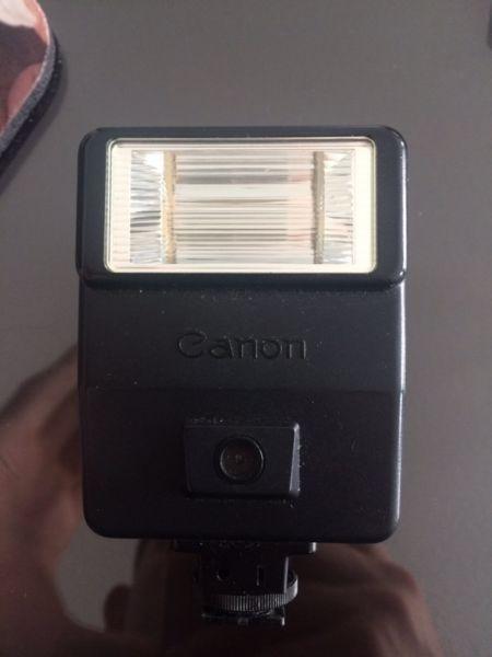 Vintage camera flashes