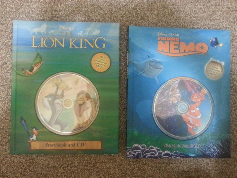 2 new Disney CD and books