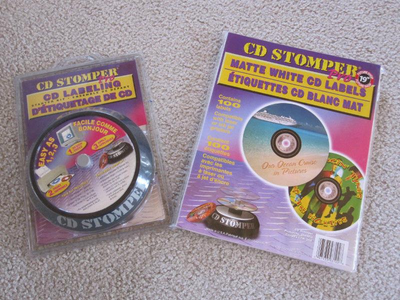 CD Stomper CD Labelling pro starter kit - never opened