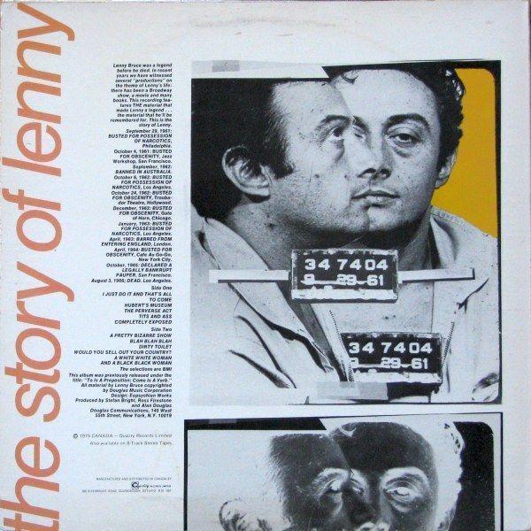 Lenny Bruce - What I Was Arrested For (Vinyl, LP, Reissue)