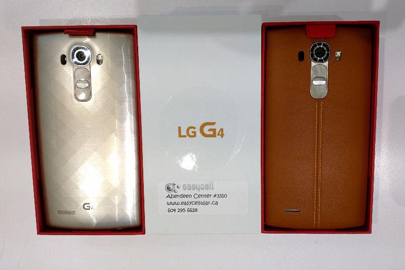 Brand new Unlocked LG G4 32GB LTE Leather and plastic back