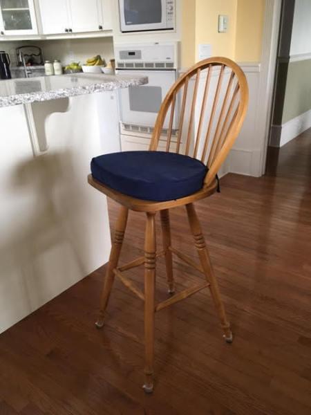 Alder bar stools (3)
