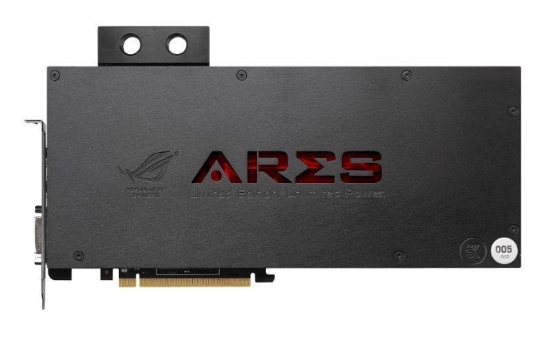 2 ASUS ARES 3 DUAL GPU WATER COOLED VIDEO CARDS