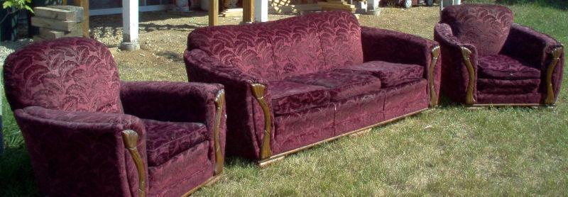 40s Couch and Chairs