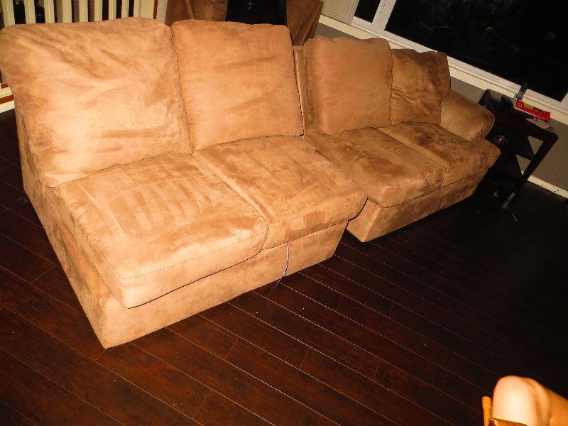 two - two seater couch pieces
