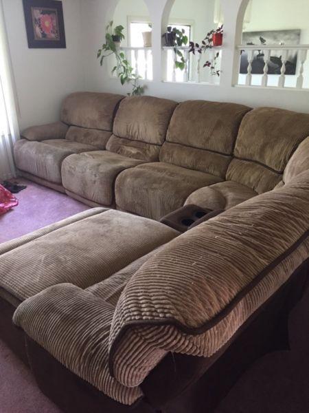 Sectional and recliner