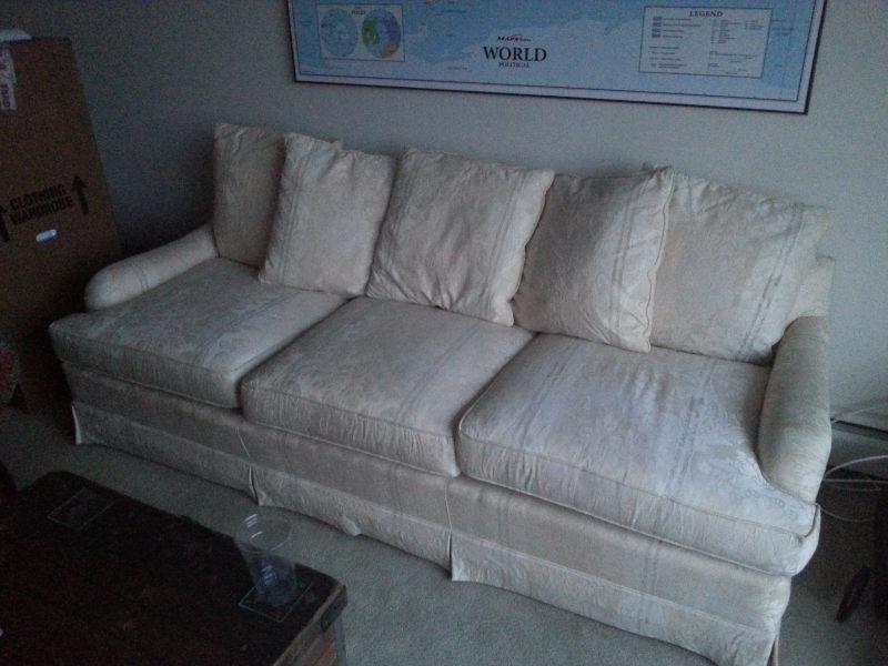 Gorgeous, top quality cream sofa