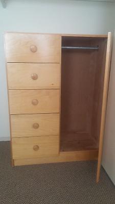 Chest of drawers with hanger