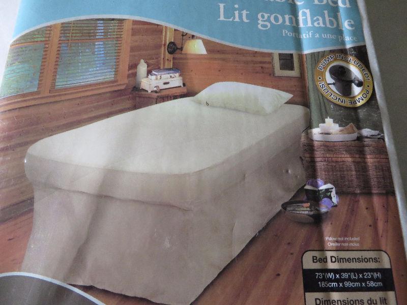 inflatable twin mattress bed brand new $130