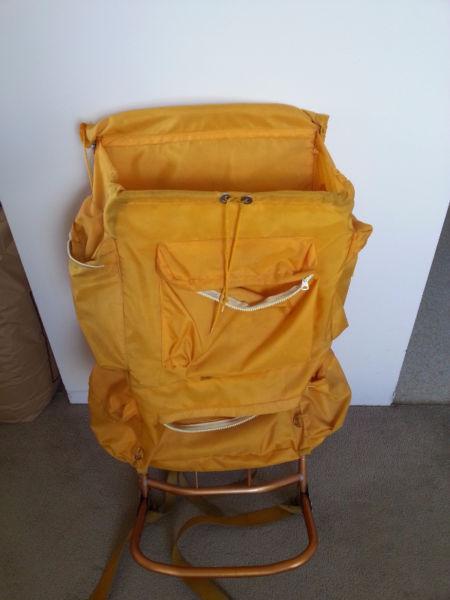 Super light, comfortable retro hiker's backpack