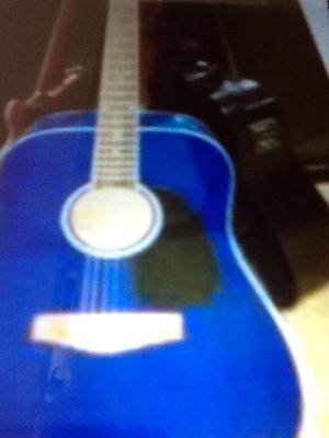 LIKE NEW Renaissance Acoustic Guitar blue $249