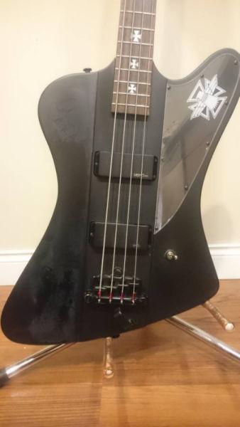 Gibson Epiphone Nikki Sixx Blackbird Model Bass Guitar