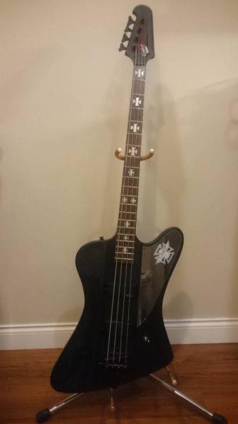 Gibson Epiphone Nikki Sixx Blackbird Model Bass Guitar