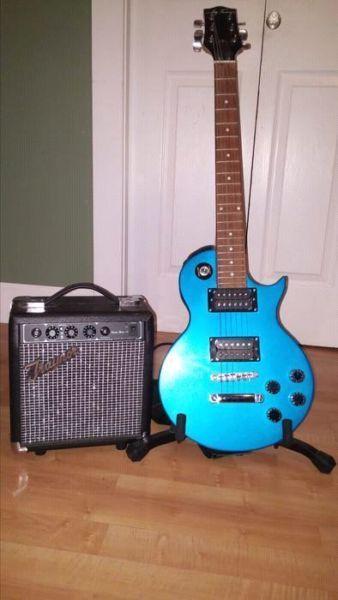 Child Jay Turser Guitar and Traynor studio mate 10 amp
