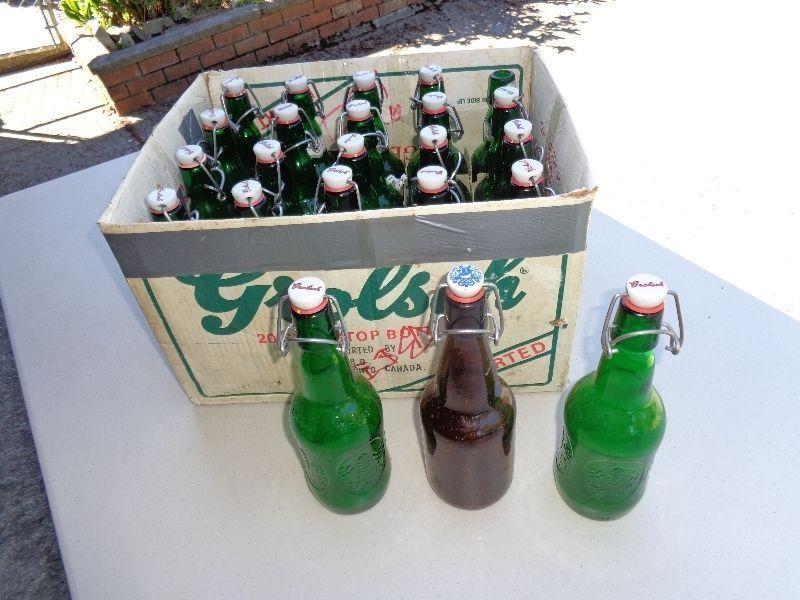 German Snap Top Beer Bottles for beer making or other