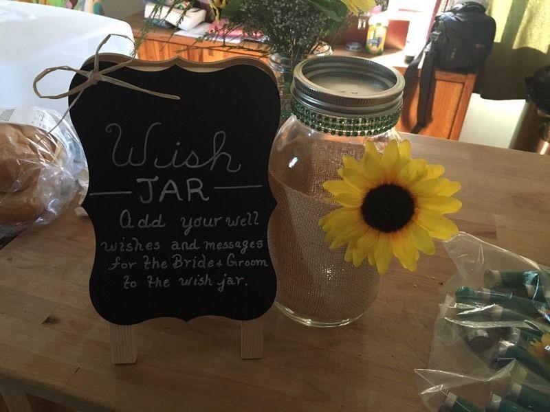 Wanted: Wish jars and mini sunflowers