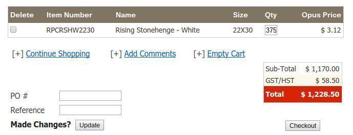 Over $1200.00 of White Stonehenge Paper