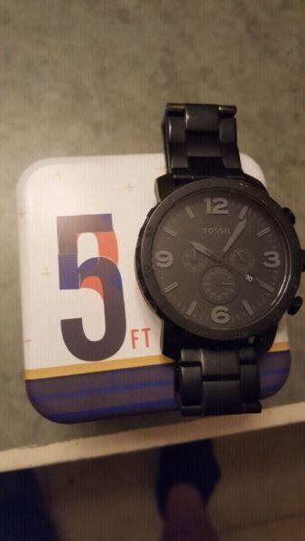 Wanted: Mens Fossil watch Black