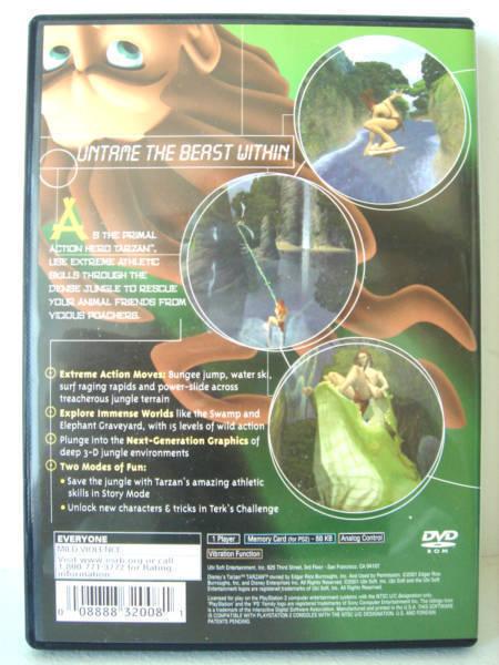 PS2 Game - Disney's Tarzan Untamed
