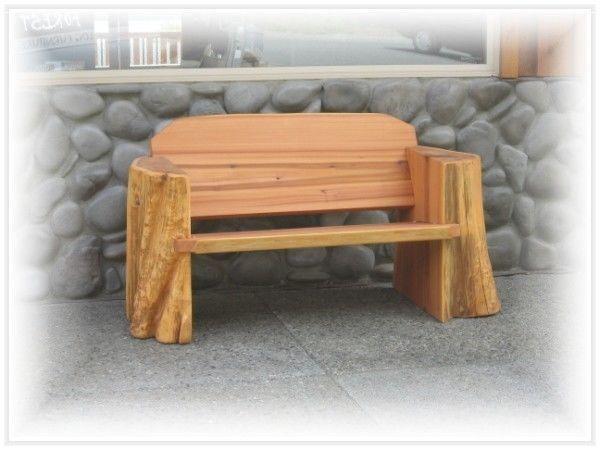 cedar tree benches made locally