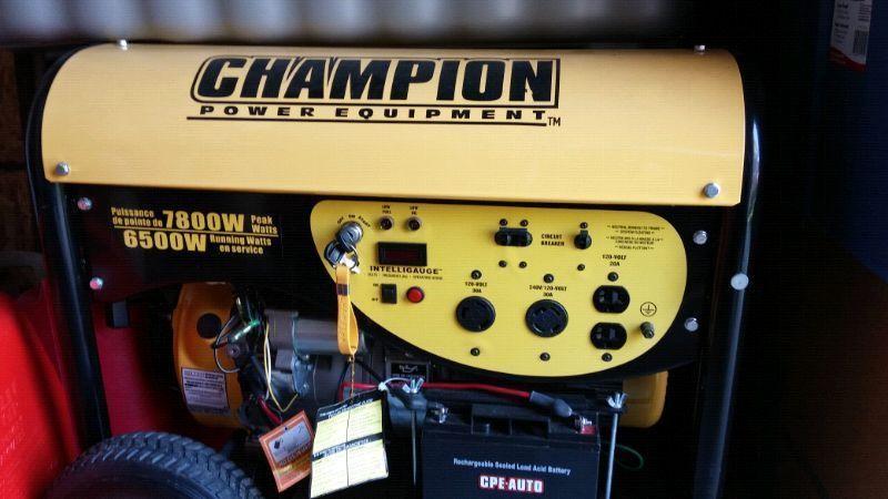 Champion generator. 7800 kw
