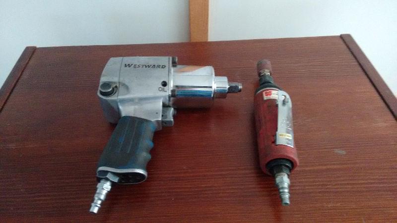 Impact tire drill and hand sander