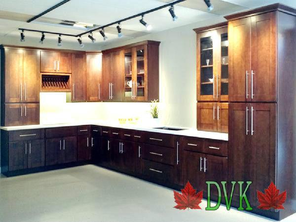 kitchen cabinets up to 60% off - Shaker Chestnut Maple 10' x 10'
