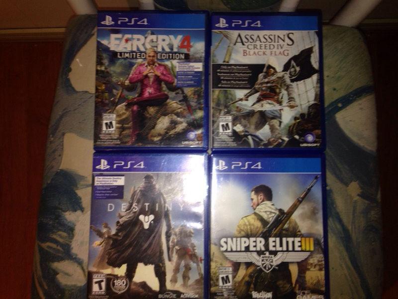 Wanted: Ps4 games