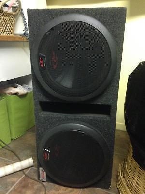 Dual 12 inch subwoofers