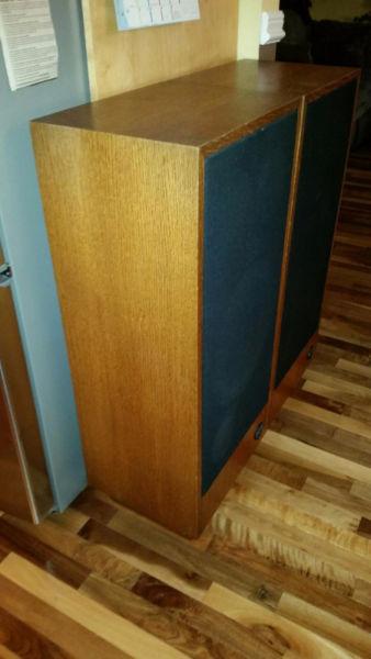 Altec Lansing Solid Oak Speakers