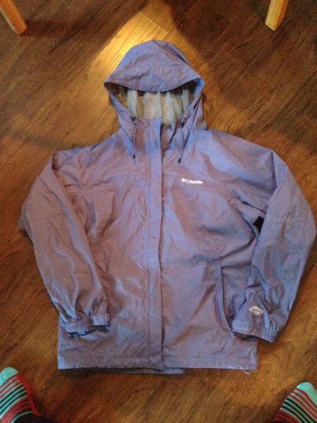 2 womens XL columbia jackets 1 waterproof - both for $79
