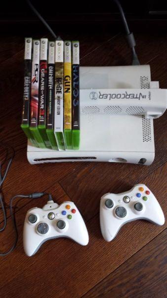XBOX 360 with 7 games