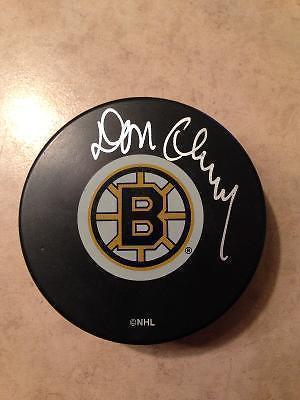 Boston Bruins Don Cherry signed puck