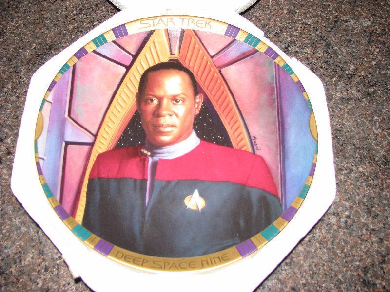 STAR TREK DEEP SPACE NINE Complete Character Plates - Set of 7