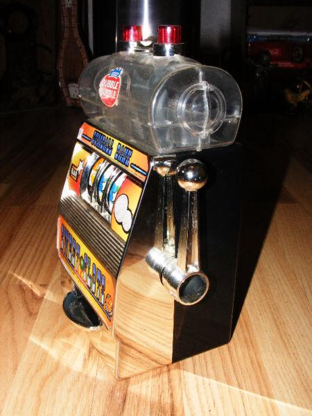 Vintage Dubble Bubble Gumball Sweet Slots Machine Bank - 1997