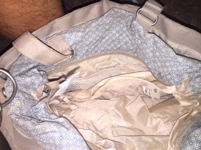Diaper Bag: Neutral Color Like New