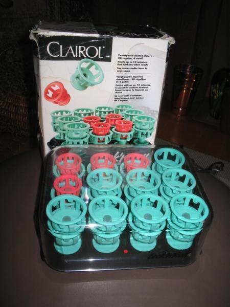 Clairol Lock n roll Hot rollers set never used with instructions