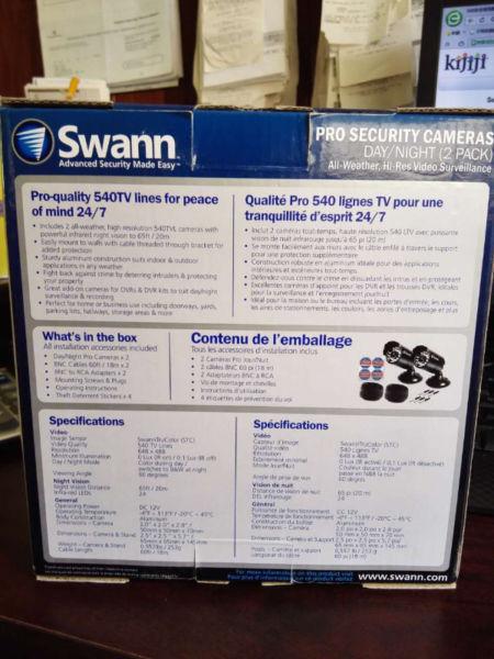 BRAND NEW SWANN PRO SECURITY CAMERAS 2PACK