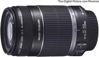 Canon 55 - 250mm Zoom Lens with Image Stabilization