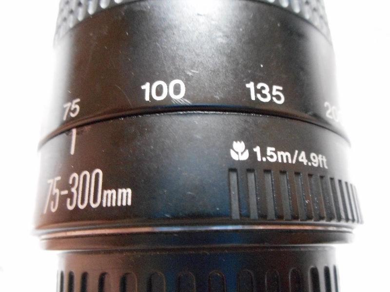 Canon Lens EF 75-300 mm telephoto zoom